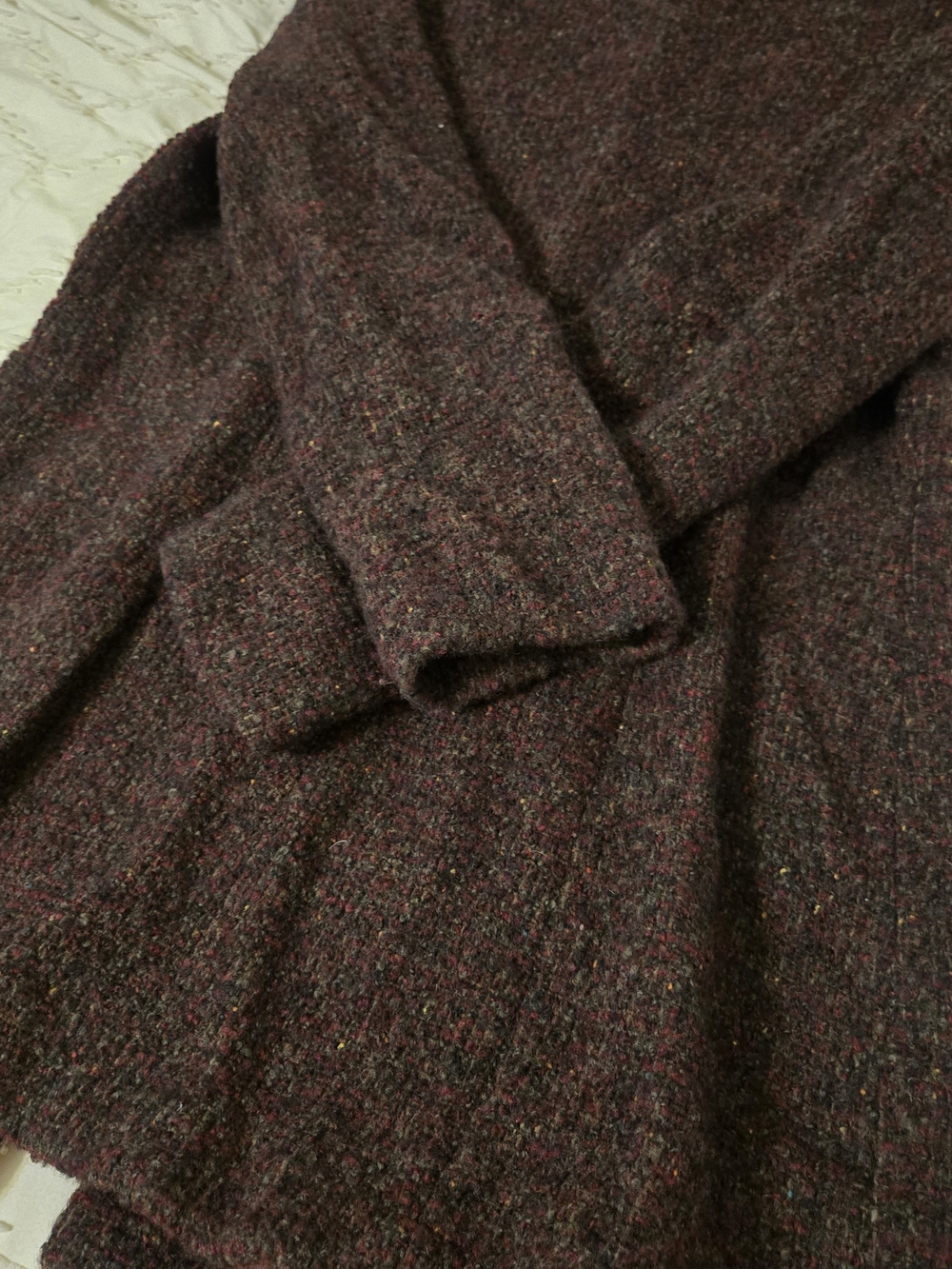 Jones New York Textured Wool-Blend Coat - Picture 3 of 8